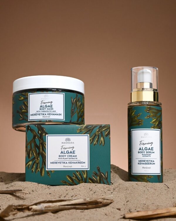 xr:d:DAE1PPf_VlE:172,j:987927848,t:22122612 MAGRADA ORGANIC COSMETICS - Stangrinamoji dumblių kūno kaukė su gydomuoju dumbliu - 200 ml