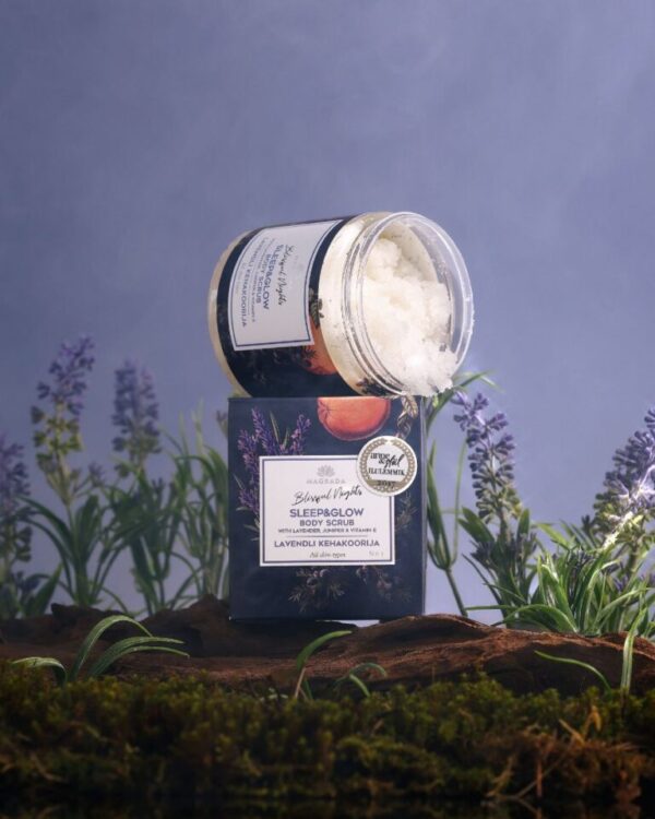 1-768x1024-1.jpg MAGRADA ORGANIC COSMETICS - Levandų kūno šveitiklis su greipfrutų eteriniu aliejumi - 250 ml