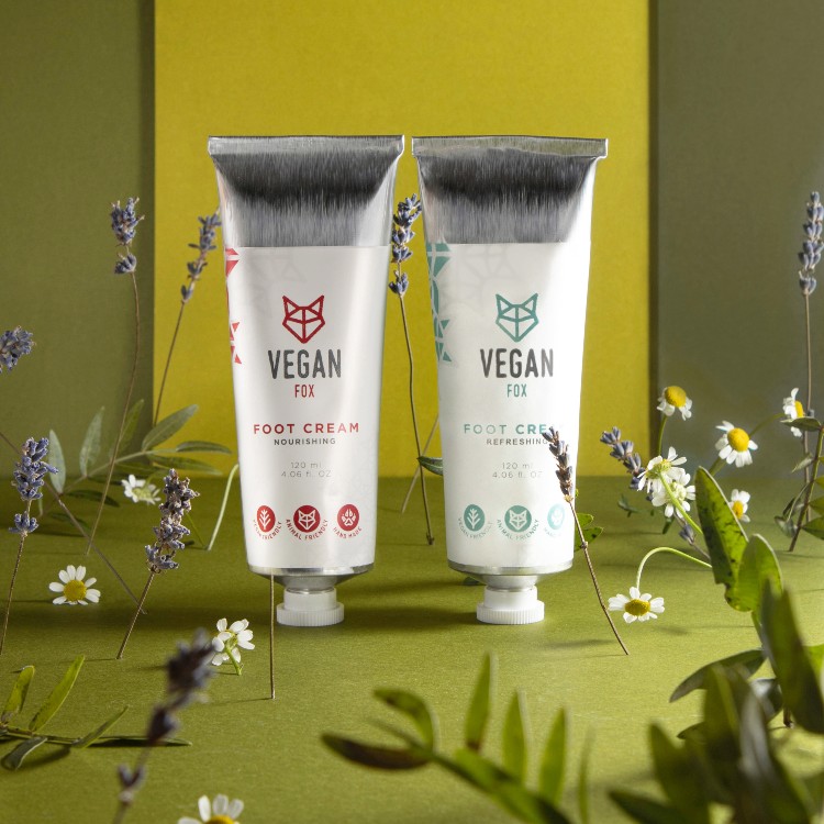 VEGAN FOX - Maitinamasis pėdų kremas, 120 ml