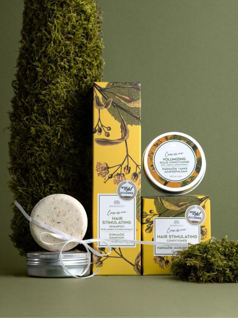MAGRADA ORGANIC COSMETICS - Apimties suteikiantis plaukų rinkinys