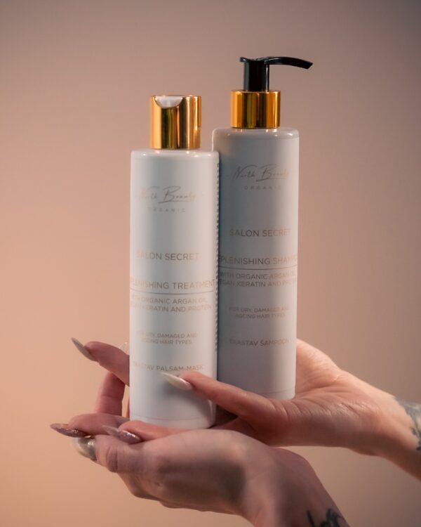 NORTH BEAUTY - Prabangus arganų ir keratino šampūnas atstatymui, 250ml