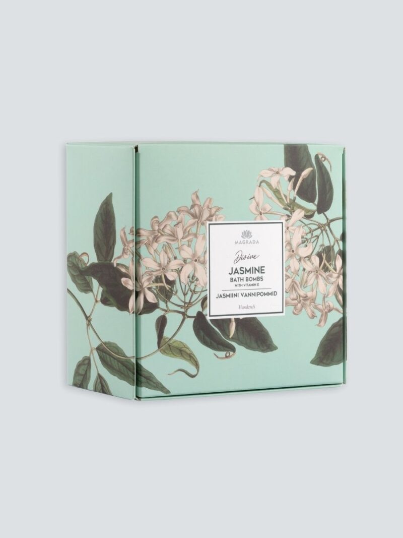 MAGRADA ORGANIC COSMETICS - MAGRADA "Divine" jazminų vonios burbulų rinkinys su vitaminu E, 4 vnt