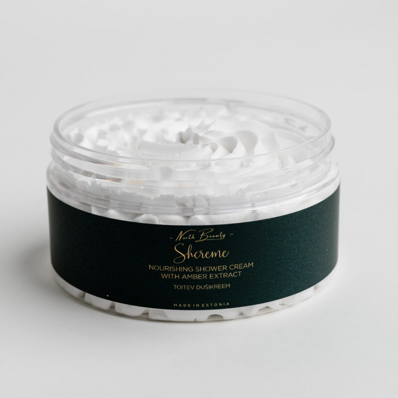 NORTH BEAUTY - Maitinamasis dušo kremas su gintaro ekstraktu, 300ml
