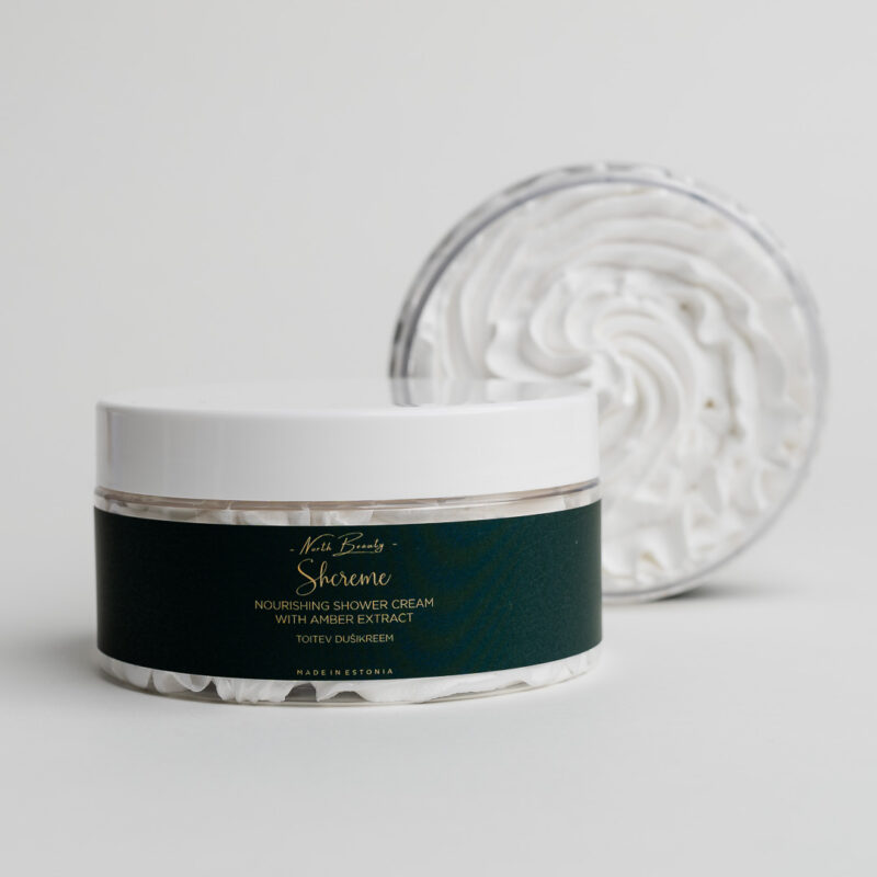NORTH BEAUTY - Maitinamasis dušo kremas su gintaro ekstraktu, 300ml
