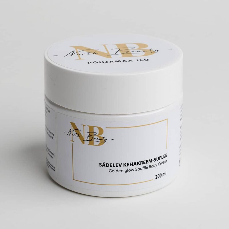 DSC00164.jpg NORTH BEAUTY - Maitinantis kūno sufle su deimantiniu spindesiu, 200ml