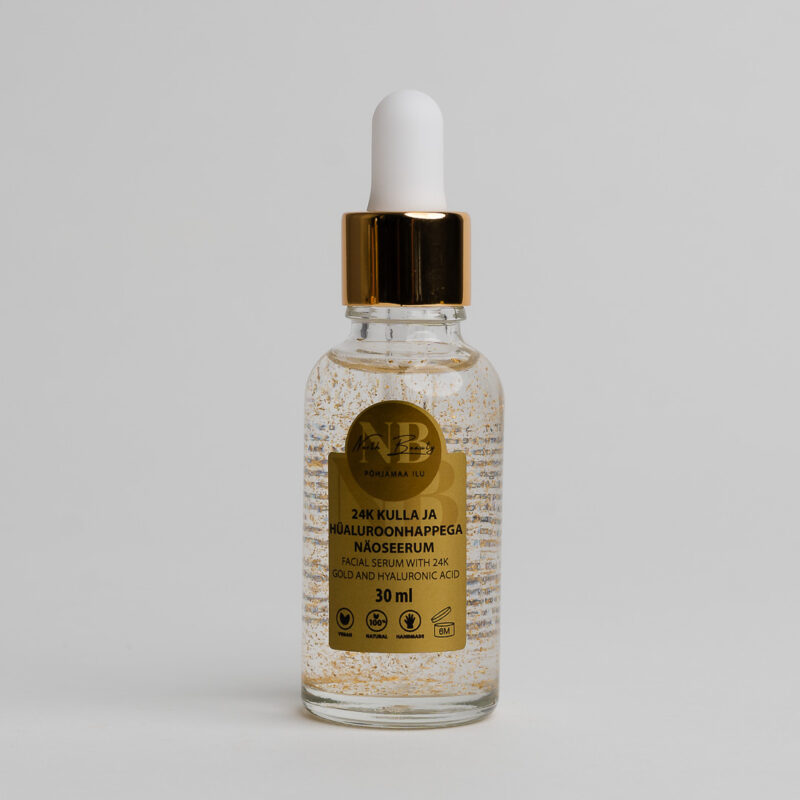 NORTH BEAUTY - 24K aukso and hialurono rūgšties veido serumas, 30ml