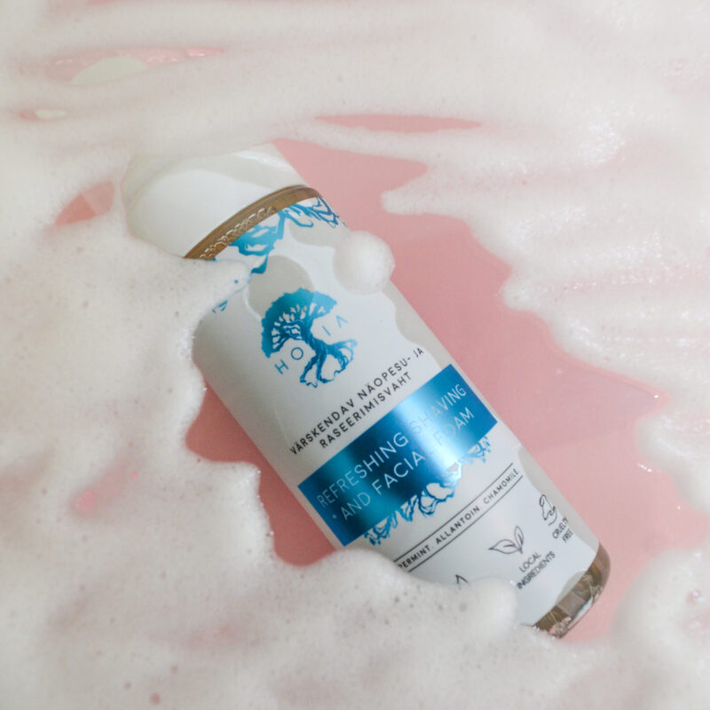 HOIA HOMESPA - Gaivinančios skutimosi ir veido prausimosi putos 2in1, 150ml