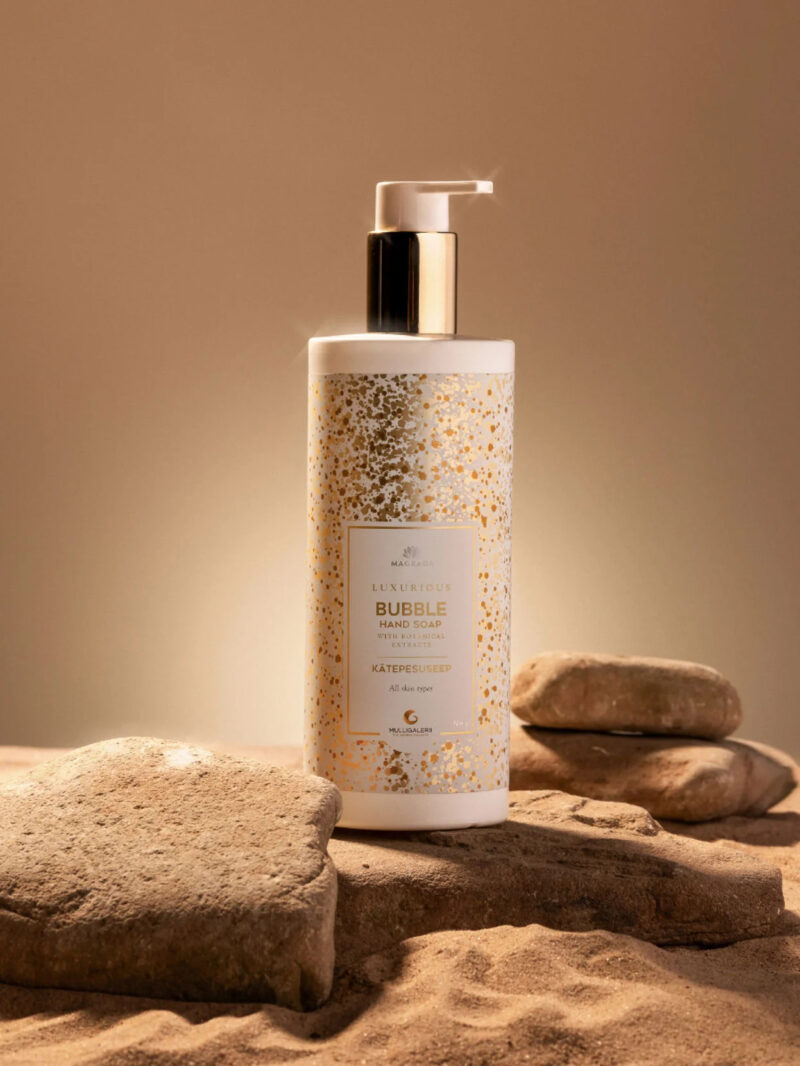 MAGRADA ORGANIC COSMETICS - Prabangus skystas rankų muilas su putojančio vyno aromatu - 400ML