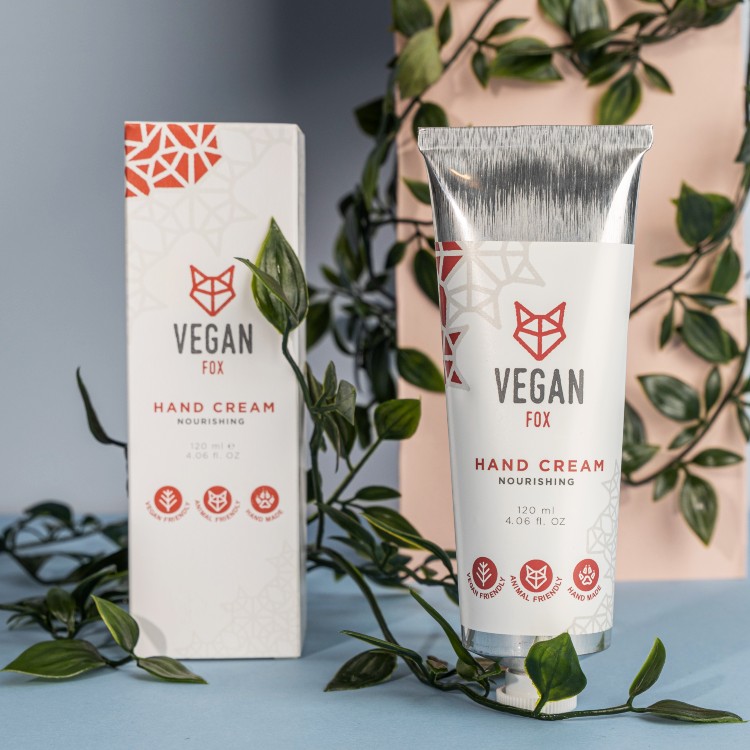VEGAN FOX - Maitinamasis rankų kremas, 120 ml
