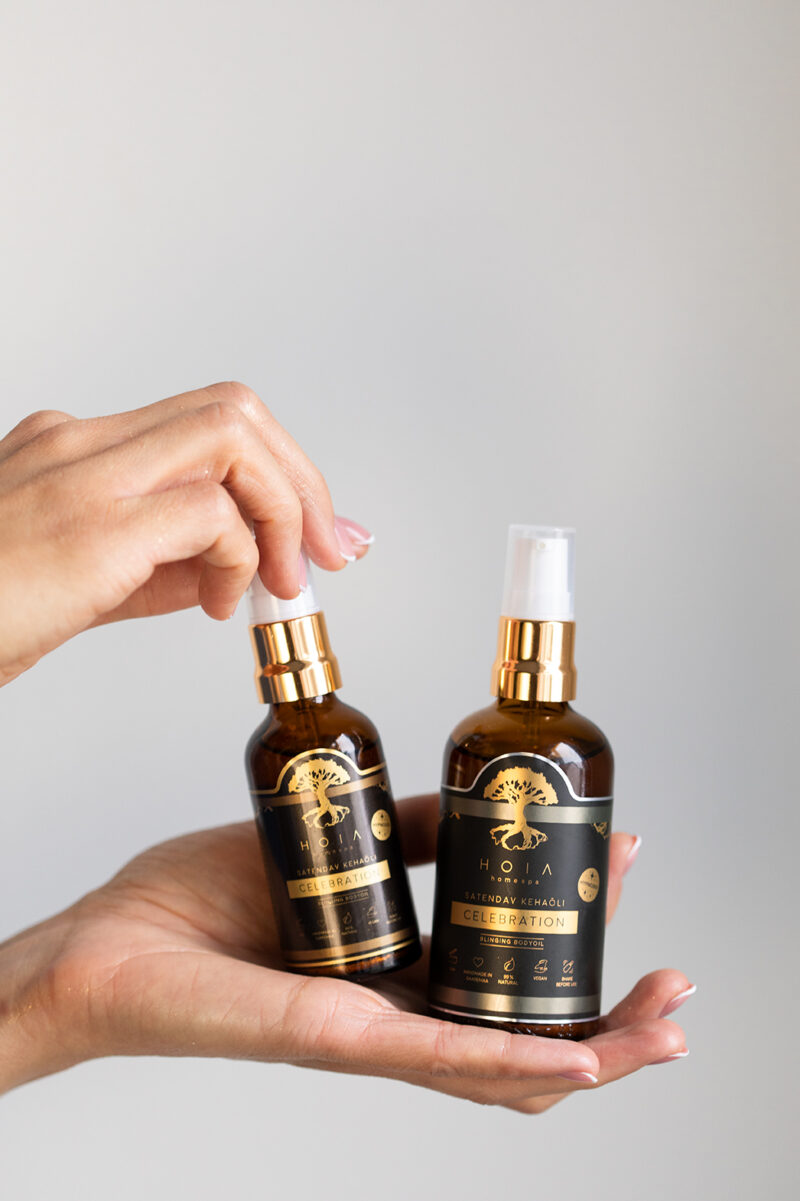HOIA HOMESPA - Žvilgantis kūno aliejus, 100ml