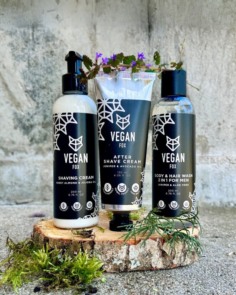 VEGAN FOX - Kūno ir veido rinkinys vyrams