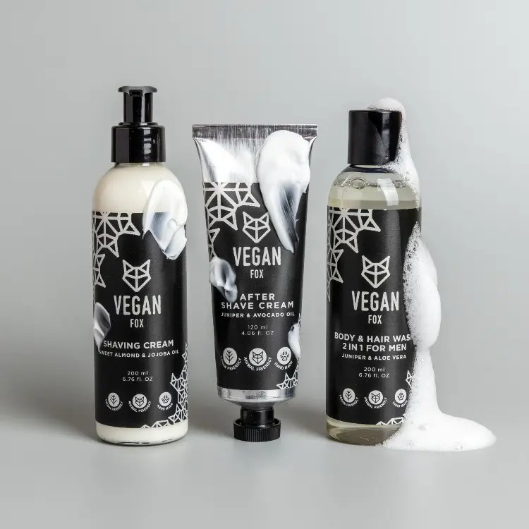 VEGAN FOX - Kūno ir plaukų prausiklis, 200ml