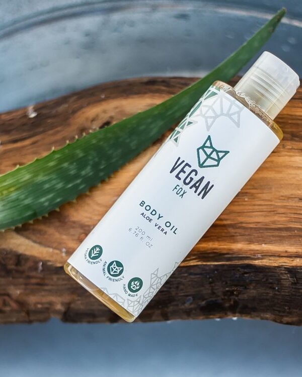body_oil_aloe.jpg VEGAN FOX - Alavijo kvapo kūno aliejus, 200 ml
