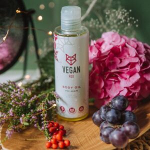 VEGAN FOX - Švelninantis kūno aliejus, 200 ml