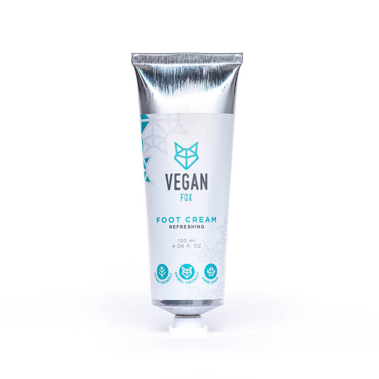 VEGAN FOX - Gaivinamasis pėdų kremas, 120 ml