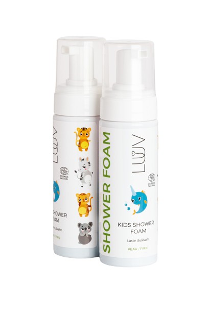 LUUV - Vaikiška dušo putos kriaušės kvapo COSMOS, 150 ml