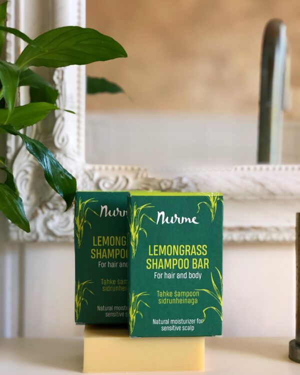 NURME - Citrinžolių kietasis šampūnas – jautrios odos Scalp, 100g