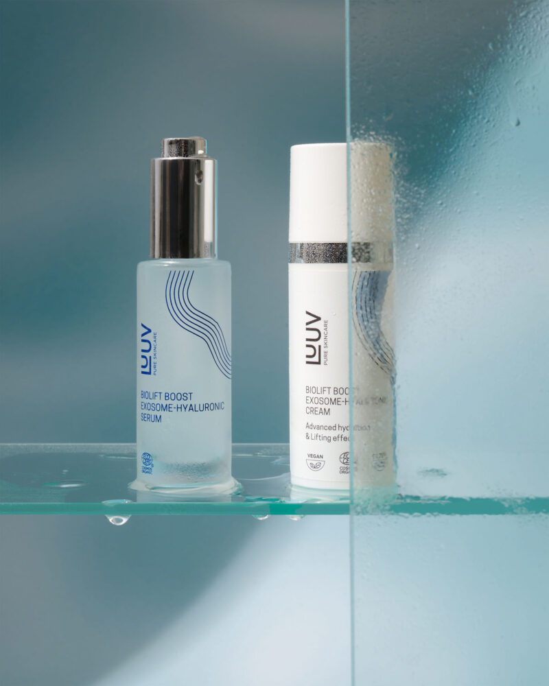 LUUV - BioLift serumas su egzosomomis ir hialurono rūgštimi, COSMOS Organic, 30 ml