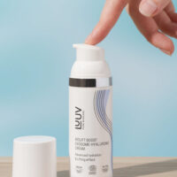 LUUV - BioLift natūralus veido kremas su egzosomomis ir hialurono rūgštimi, COSMOS sertifikuotas, 50 ml