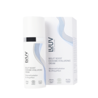 LUUV - BioLift natūralus veido kremas su egzosomomis ir hialurono rūgštimi, COSMOS sertifikuotas, 50 ml