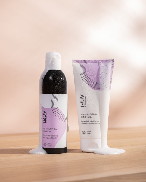LUUV - Natūralus maitinamasis kondicionierius su slyvų ir avokadų aliejais, 200 ml