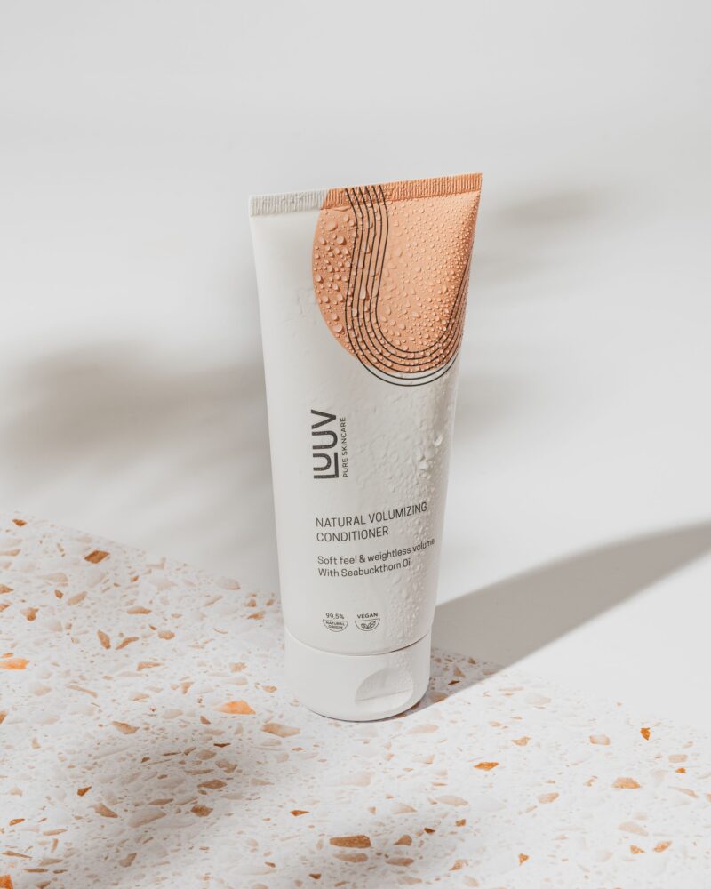 LUUV - Natūralus šaltalankių šampūno ir kondicionieriaus rinkinys – plaukų tūriui ir drėkinimui