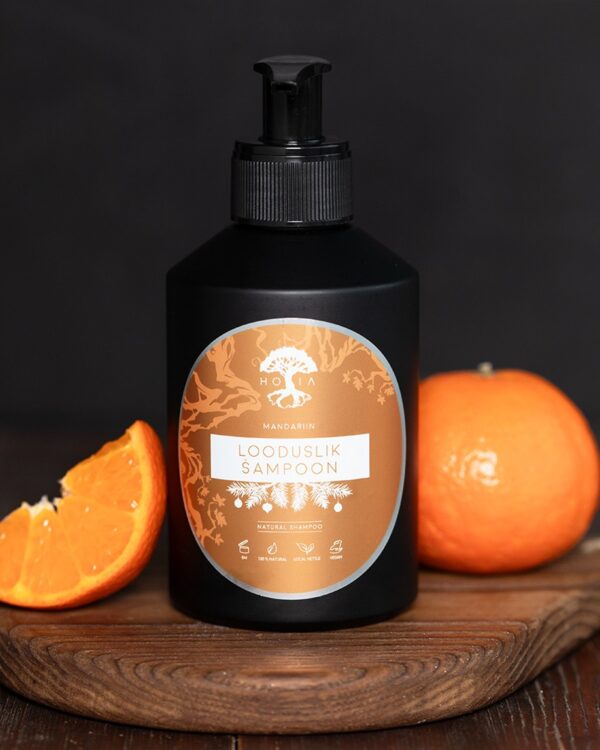 HOIA HOMESPA - Natūralus šampūnas „Mandarinas", 200ml