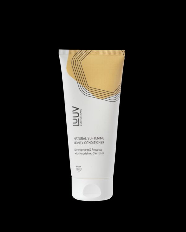 LUUV - Natūralus švelninamasis medaus kondicionierius su propolio ir kokosų aliejumi, 200 ml