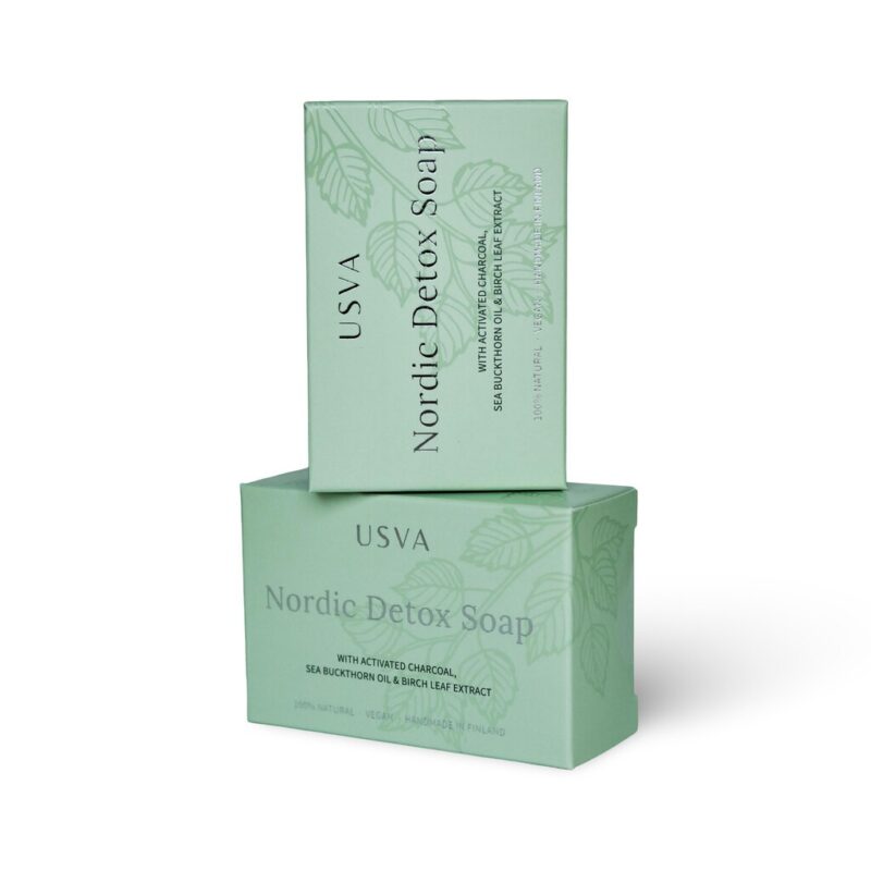 nordic-detox-soap-100g-ddb727e0.jpg USVA COSMETICS - Šiaurietiškas Detox muilas, 100g