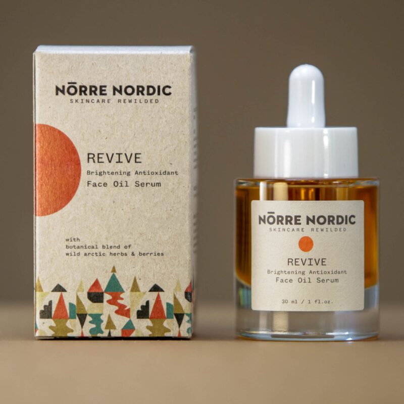 NÖRRE NORDIC - Šviesinantis Antioxidant Face aliejinis serumas REVIVE, 30 ml