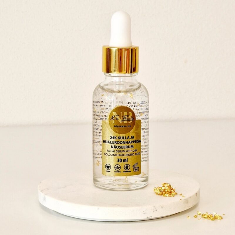 NORTH BEAUTY - 24K aukso and hialurono rūgšties veido serumas, 30ml