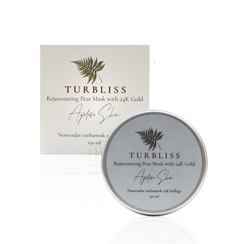 TURBLISS - Jauninanti durpių kaukė su 24K auksu 150ml.