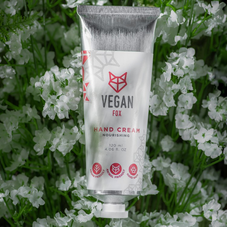 VEGAN FOX - Maitinamasis rankų kremas, 120 ml